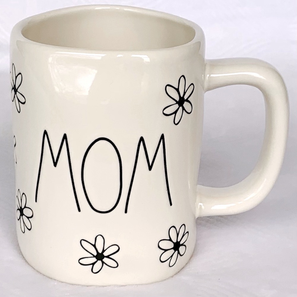 Rae Dunn Mom Daisy Floral Coffee Mug